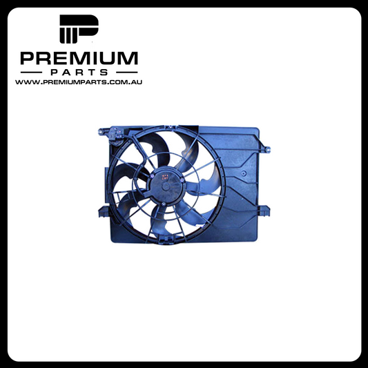 12 v Radiator Fan Assembly Aftermarket Suits Hyundai i40 VF 2011 to 2018 2.0L G4NC