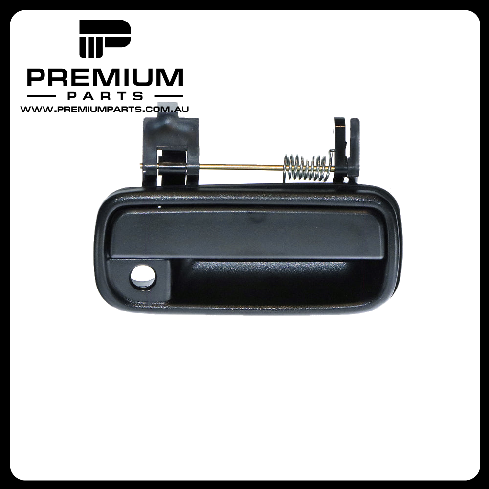 Black Front Door Outer Handle Right Side Aftermarket suits Toyota Hilux 140/150/160/170 Series 1997 to 2005