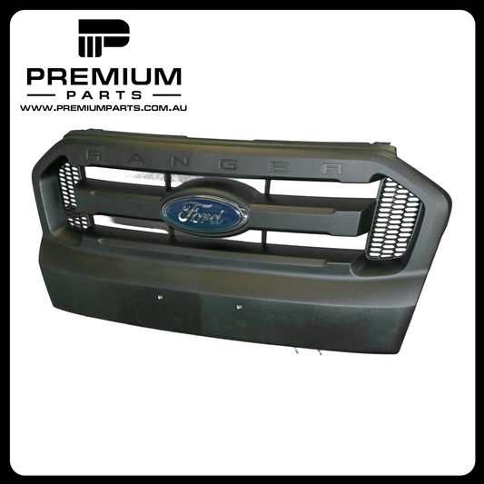 Black Grille Genuine suits Ford Ranger PX XL/XL Plus 7/2015 to 9/2018