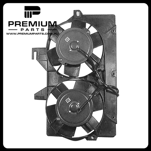 A/C Condenser Fan Assembly Aftermarket Suits Ford Transit VH/VJ 2000 to 2006