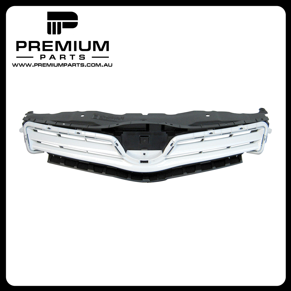 White Grille Genuine Suits Toyota Corolla ZRE152R Hatch 10/2009 to 8/2012
