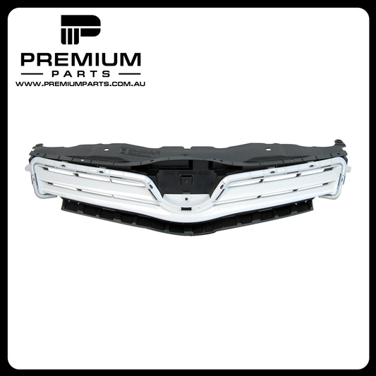 White Grille Genuine Suits Toyota Corolla ZRE152R Hatch 10/2009 to 8/2012