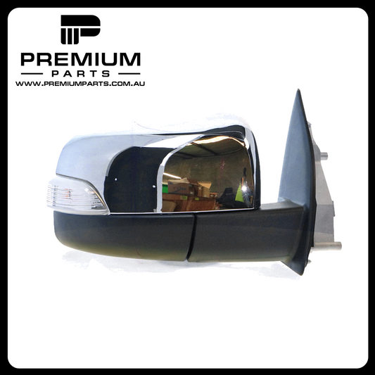 Chrome Door Mirror With Indicator Right Side  Suits Ford Ranger PX 9/2011 to 9/2018
