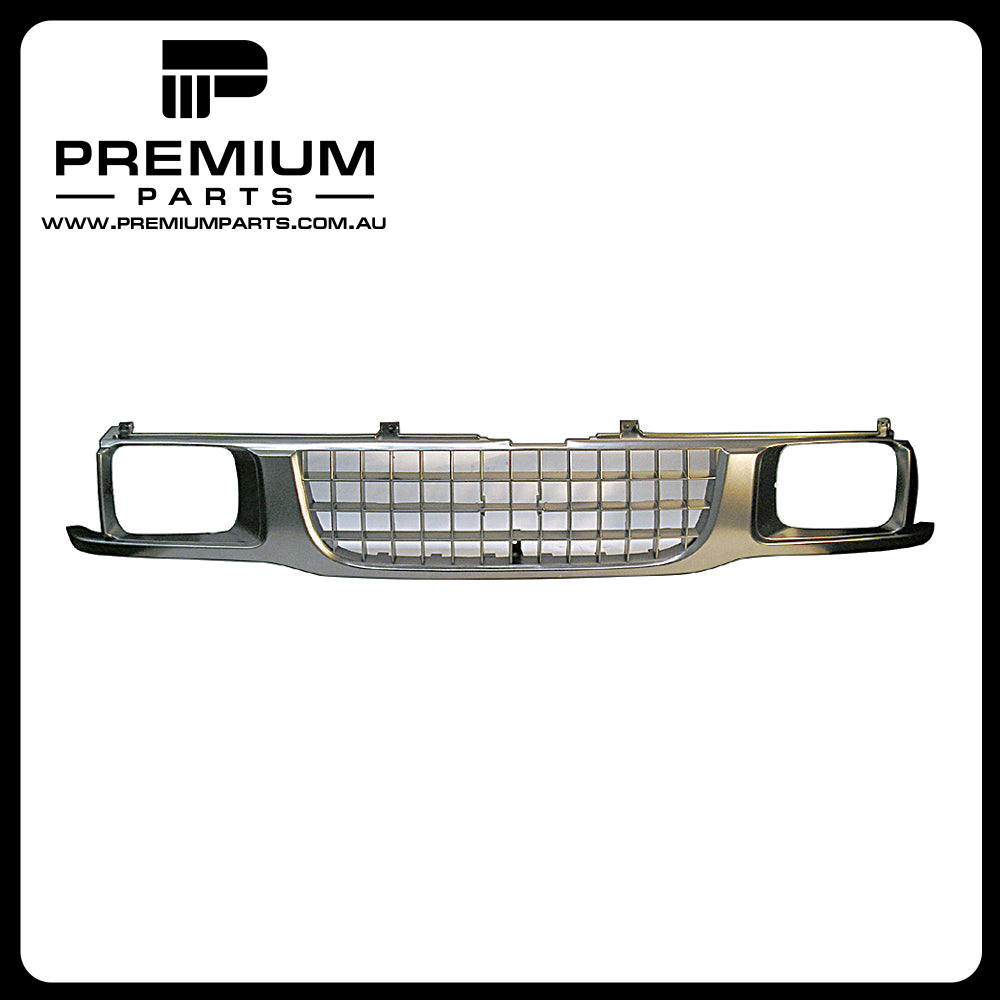 Silver Grille Aftermarket Suits Holden Rodeo TF 2/1993 to 10/1995