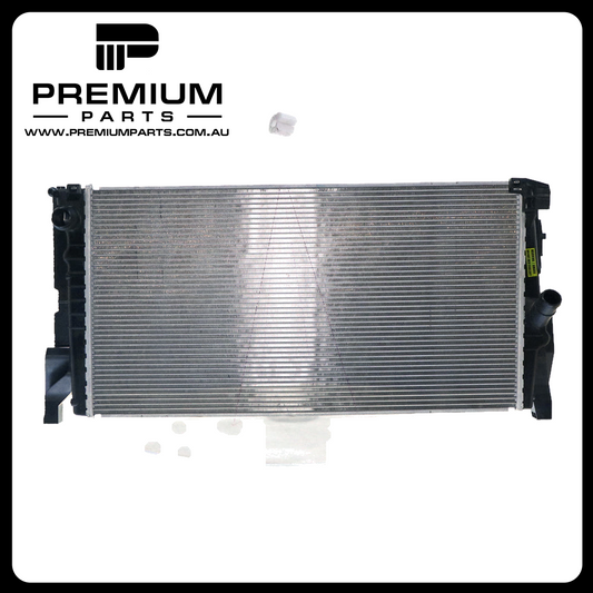 Radiator 32 mm 32 / Plastic Aluminium 680 x 360 x 22 mm Automatic 5.4 mm Fin 2.0L L B47C20 Aftermarket Suits BMW 2 Series F45 2014 to 2021
