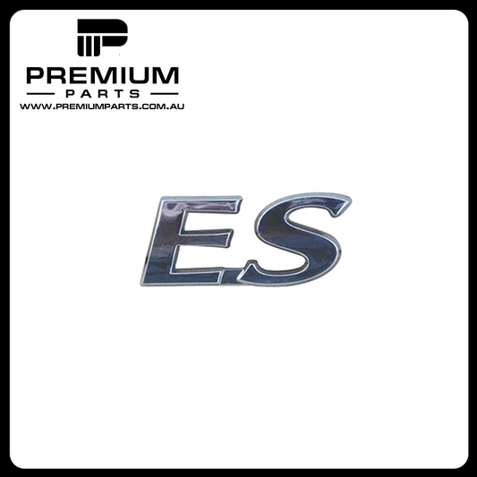 Boot lid Emblem "ES" Genuine Suits Mitsubishi Lancer CJ 2007 to 2015