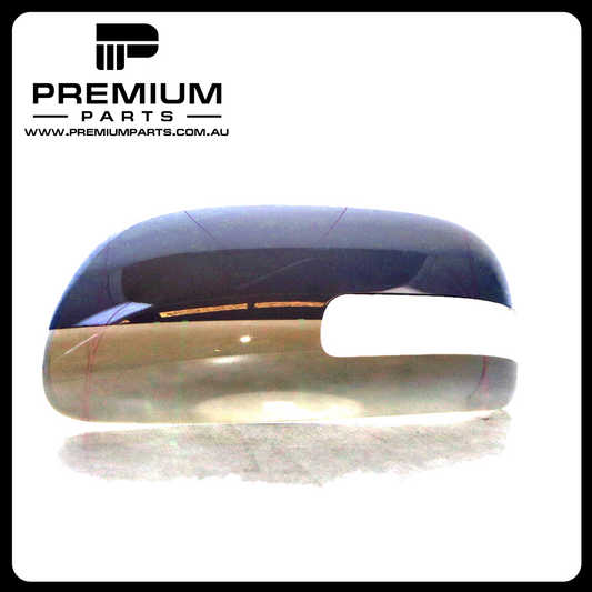 White Door Mirror Cover Left Side Genuine Suits Toyota Yaris Sedan NCP93R 2008 to 2016