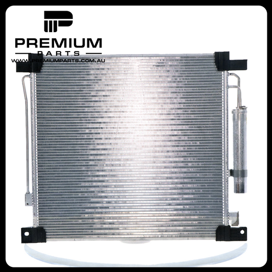 530 x 480 x 17 mm 5.19 mm Fin With Drier A/C Condenser Aftermarket suits Mitsubishi