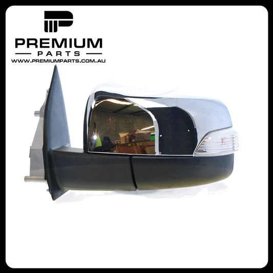 Chrome Door Mirror With Indicator Left Side  Suits Ford Ranger PX 9/2011 to 9/2018