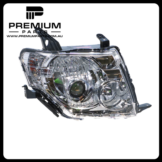 Xenon Head Lamp Right Side Genuine Suits Mitsubishi Pajero Exceed NT 2009 to 2011