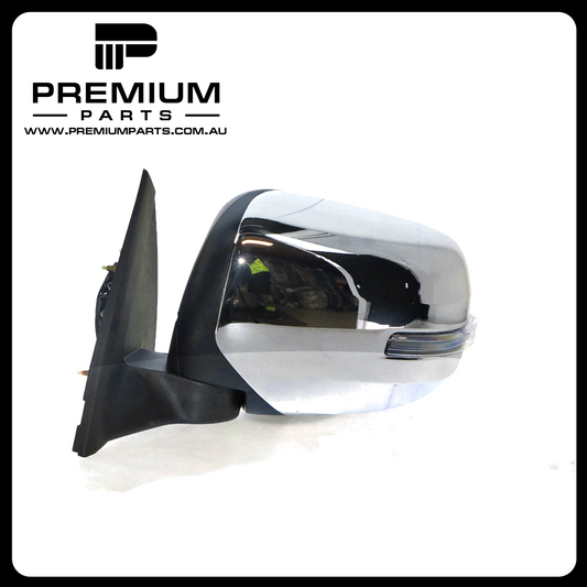 Chrome Door Mirror Left Side  suits Mitsubishi Challenger PC & Triton MN 8/2009 to 12/2015