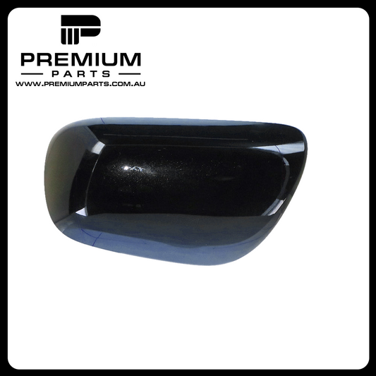Black Door Mirror Cover Left Side Genuine suits Toyota Yaris Hatch 2008 to 2011