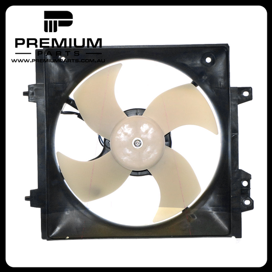 A/C Condenser Fan Assembly Aftermarket Suits Subaru Liberty BE/BH 1998 to 2003