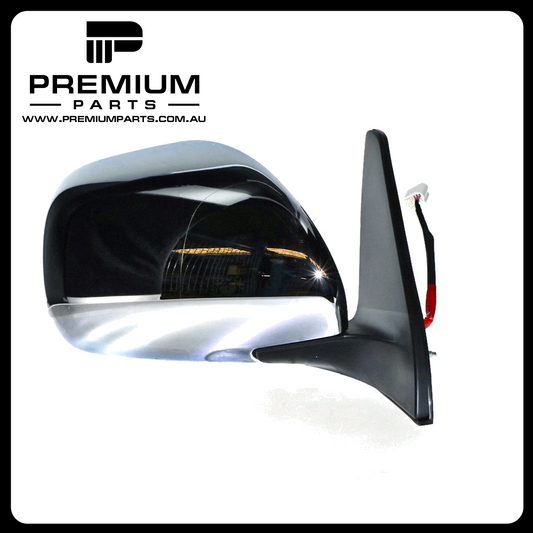 Chrome Door Mirror Right Side Genuine Suits Toyota Prado 120 Series GXL/VX/Grande 2002 to 2009