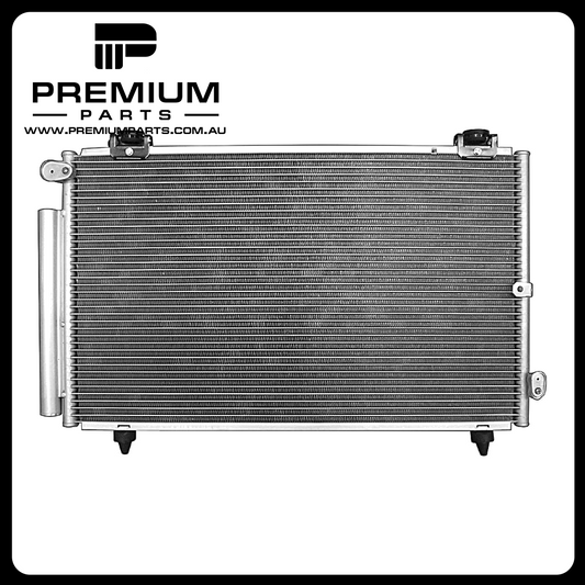 16 mm 8 mm Fin A/C Condenser Aftermarket Suits Toyota Corolla ZZE122R 2001 to 2004