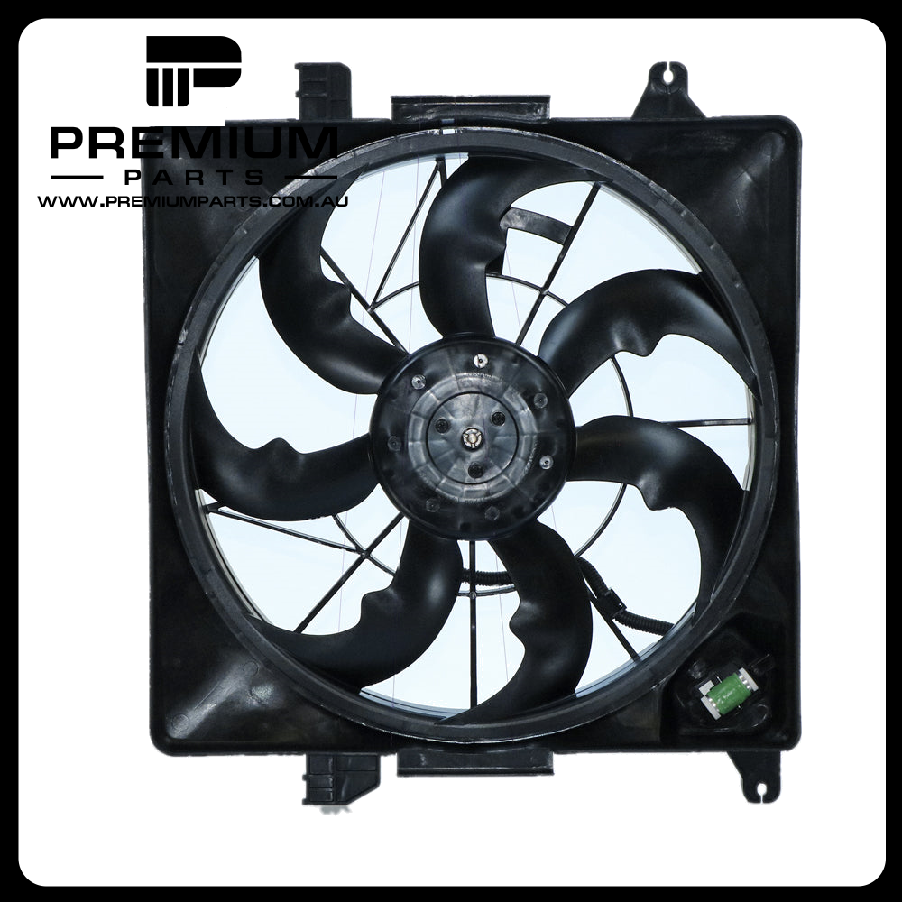 12 v Radiator Fan Assembly Aftermarket Suits Hyundai i40 VF 2011 to 2015 1.7L D4FD