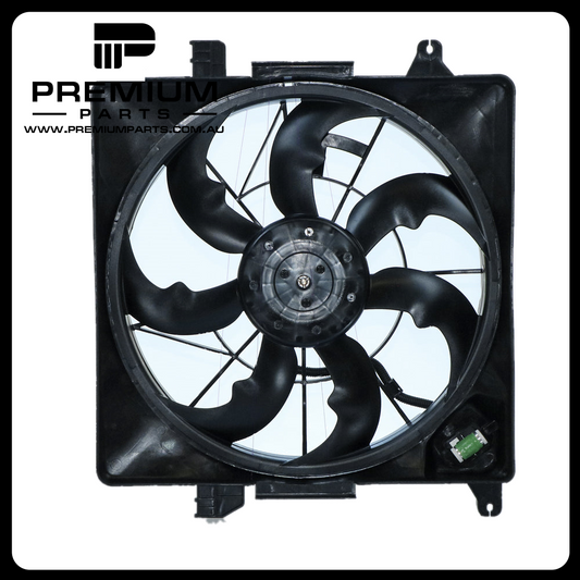 12 v Radiator Fan Assembly Aftermarket Suits Hyundai i40 VF 2011 to 2015 1.7L D4FD