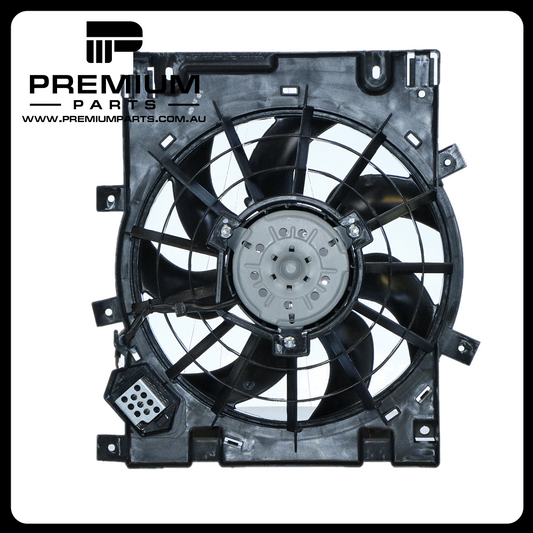 12 v Radiator Fan Assembly Aftermarket Suits Holden Astra AH 2004 to 2009 1.8L Petrol