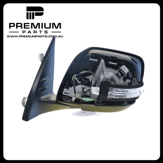 Door Mirror With Camera, Blind Spot & Indicator Left Side Genuine suits Toyota Prado 150 Series 2017 On