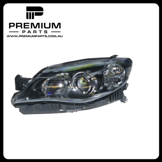 Black Head Lamp Left Side  suits Subaru Impreza/WRX/STi 2007 to 2014