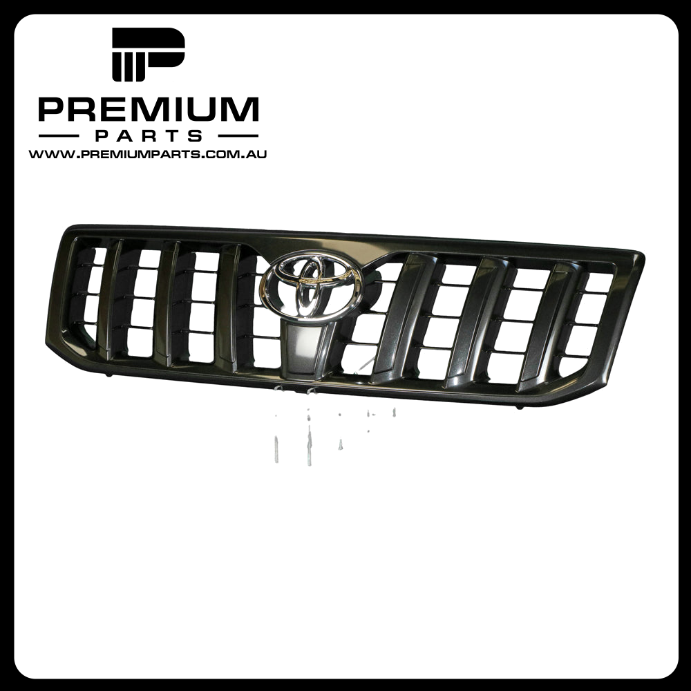 Silver Grille Genuine suits Toyota Prado 120 Series GX 9/2002 to 7/2009