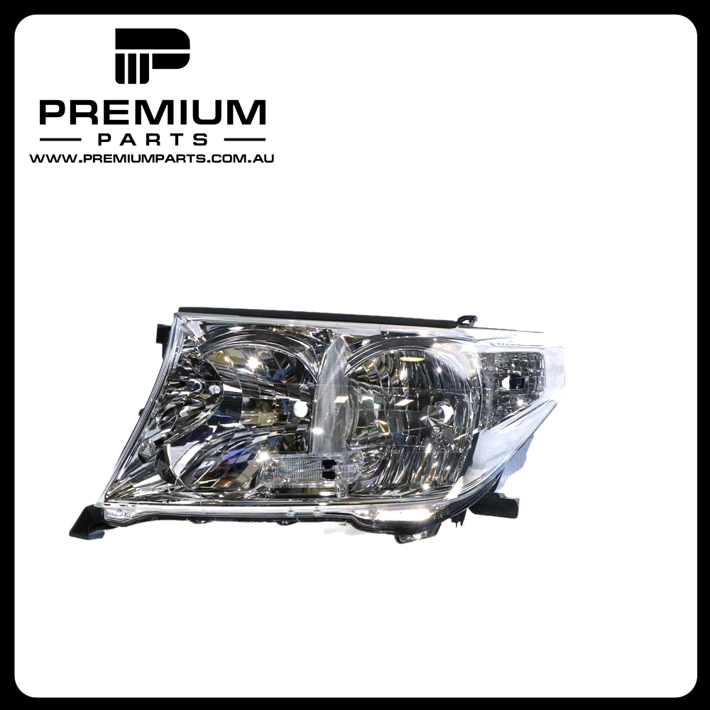 Head Lamp Left Side Genuine suits Toyota Landcruiser 200 Series 2007 to 2015