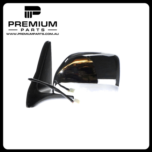 Chrome Door Mirror Electric Adjust Left Side Genuine Suits Toyota Landcruiser 100 SERIES 1998 to 2007