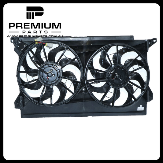 12 v Radiator Fan Assembly Aftermarket Suits Ford Falcon DF/DL/EF/EL/XH 1994 to 1999
