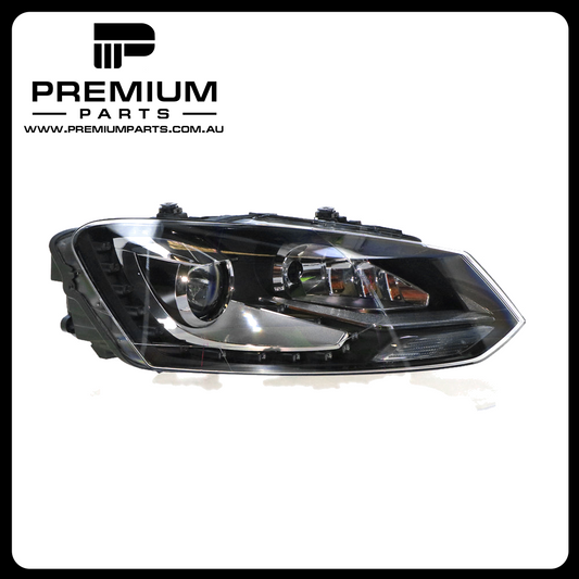 Xenon Head Lamp Right Side Genuine Suits Volkswagen Polo GTi 6R 2010 to 2014