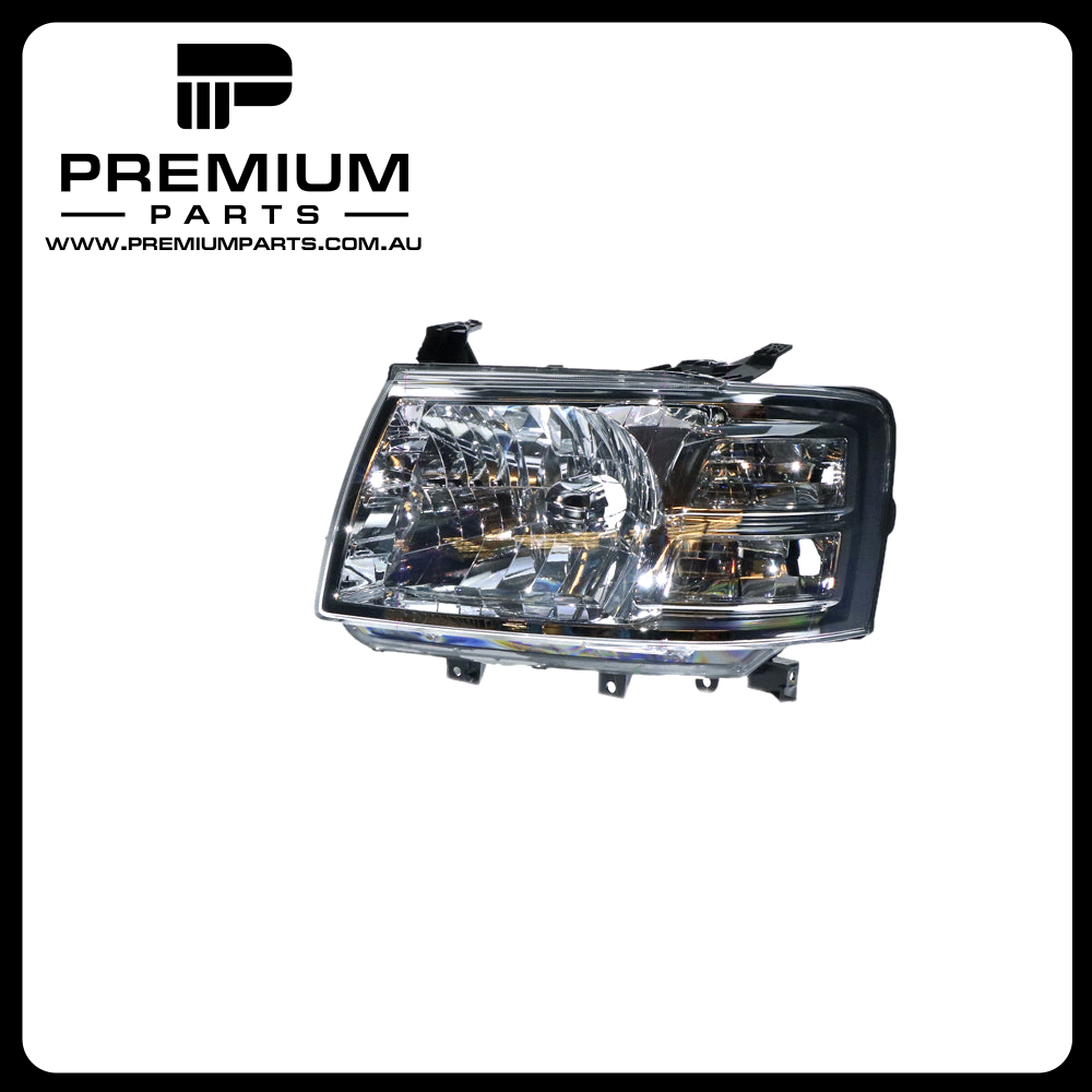 Halogen Manual Adjust Head Lamp Left Side Genuine Suits Ford Ranger PJ 2006 to 2009