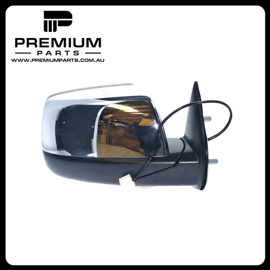 Chrome Door Mirror Electric Adjust Right Side Genuine suits Ford Ranger & Mazda BT-50