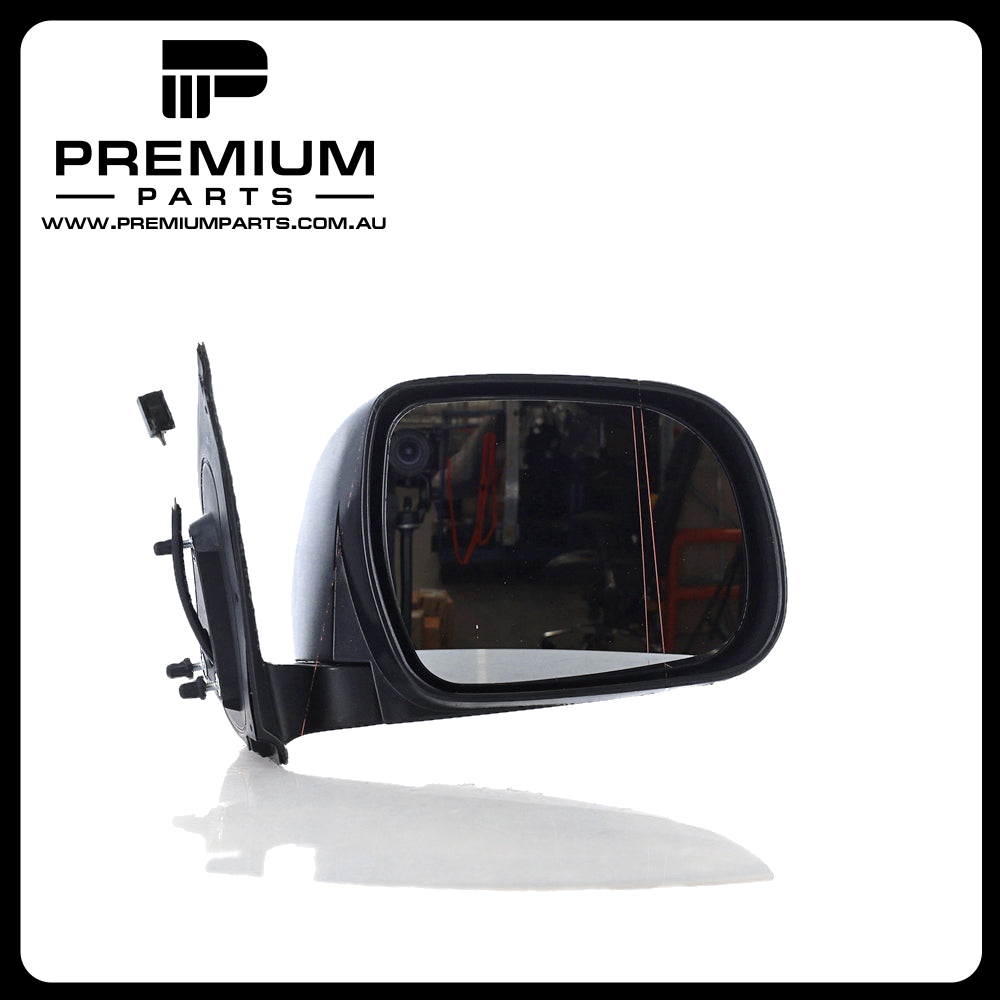 Black Door Mirror Electric Adjust Right Side  suits Toyota Hilux 15/16/25/26 Series SR & SR5 2010 to 2015