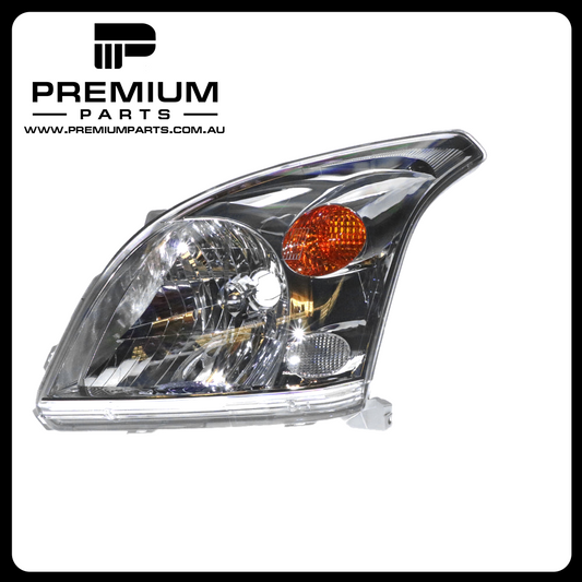 Halogen Head Lamp Left Side Genuine Suits Toyota Prado 120 Series 2002 to 2009