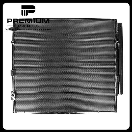A/C Condenser with Drier Aftermarket suits Toyota Landcruiser 70 Series 4.5L 1VD-FTV V8 Turbo Diesel