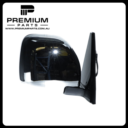 Chrome Door Mirror Electric Adjust Right Side Aftermarket suits Mitsubishi Pajero 2000 to 2006