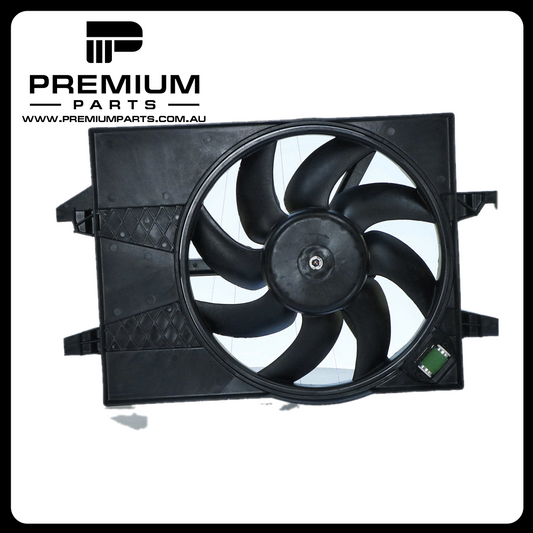 12 v Radiator Fan Assembly Aftermarket Suits Ford Fiesta WP/WQ 2004 to 2008