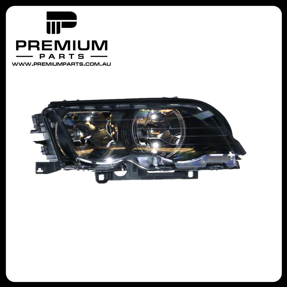 Halogen Head Lamp Right Side  Suits BMW 3 Series E46 Sedan 1998 to 2001