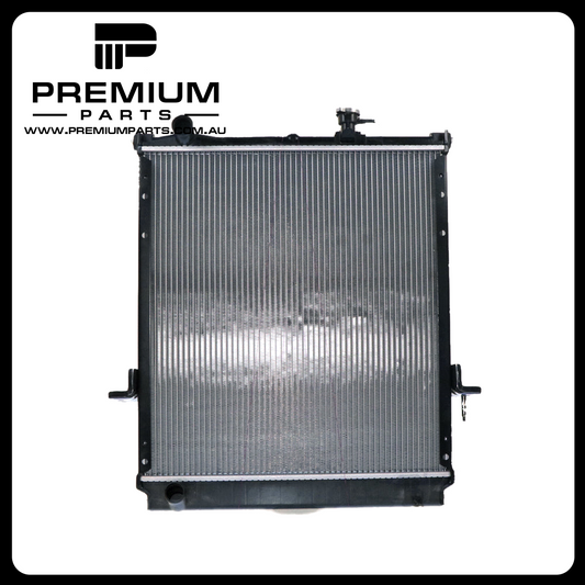 Radiator CT 38 / 38 mm 590 x 548 x 36 mm Automatic Aftermarket Suits Isuzu Truck N Series NKR/NPR/NPS 1994 to 2007