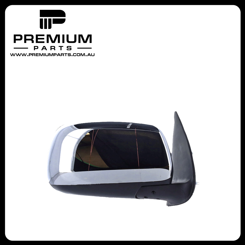 Chrome Door Mirror Electric Adjust Right Side  suits Toyota Hilux 15/25/26 Series Dual Cab 4WD SR5 2010 to 2011