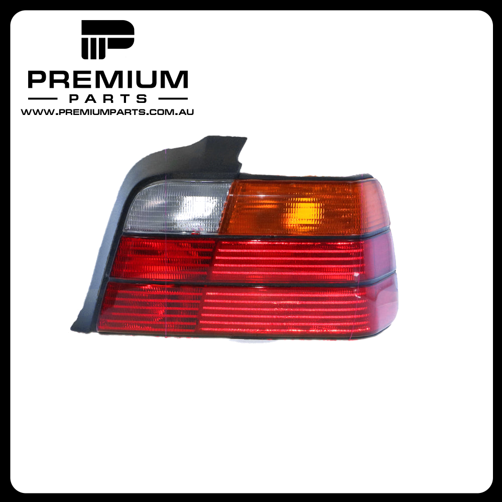 Black Red/Amber/Clear Tail Lamp Right Side  Suits BMW 3 Series E36 1991 to 1996