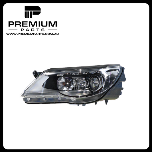 Xenon Head Lamp Left Side Genuine Suits Volkswagen Tiguan 5N 2008 to 2011
