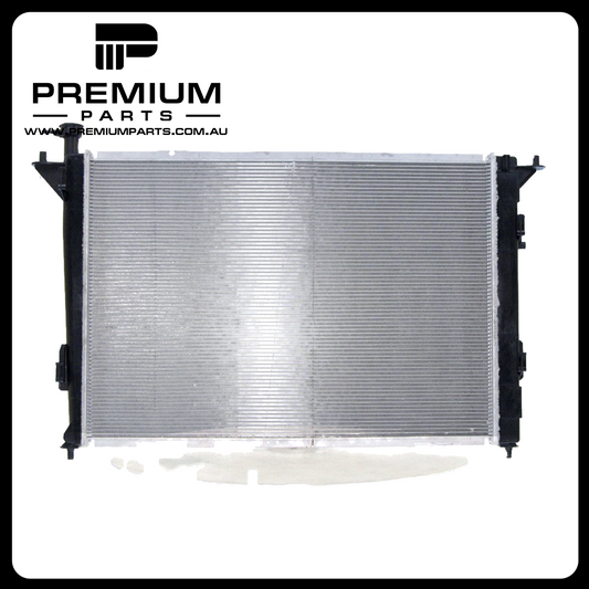 Radiator 35 / 35 mm Plastic Aluminium 670 x 480 x 18 mm Automatic 2.4 L G4KJ Aftermarket Suits Hyundai Santa Fe DM 2012 to 2018