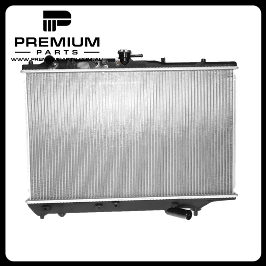 Radiator 30 mm 30 / Plastic Aluminium 390 x 638 x 16 mm Manual 1.6L/1.8L L B6/BP Aftermarket Suits Ford Laser KF/KH 1989 to 1994