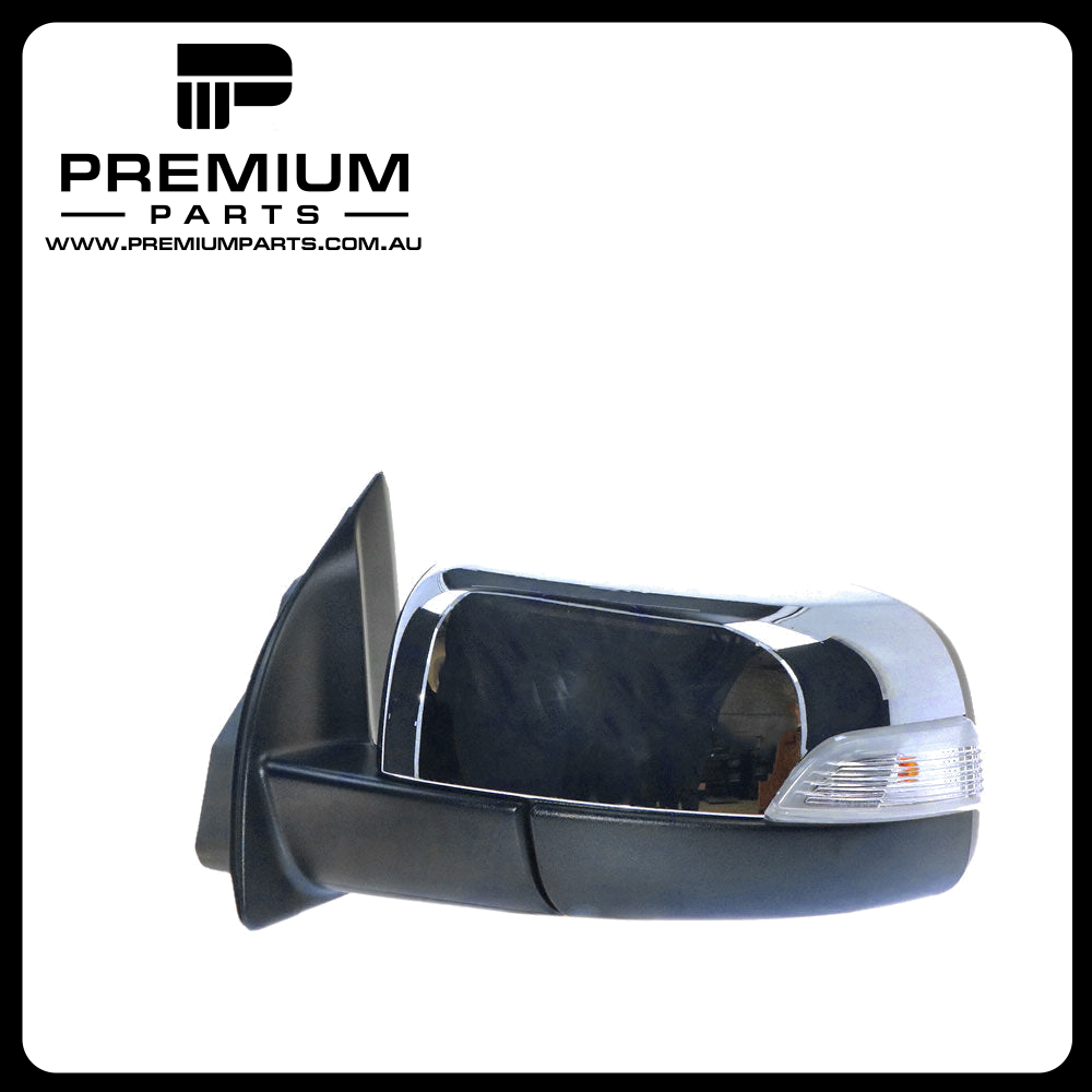 Chrome Door Mirror With Indicator Left Side Genuine Suits Ford Ranger PX 9/2011 to 9/2018