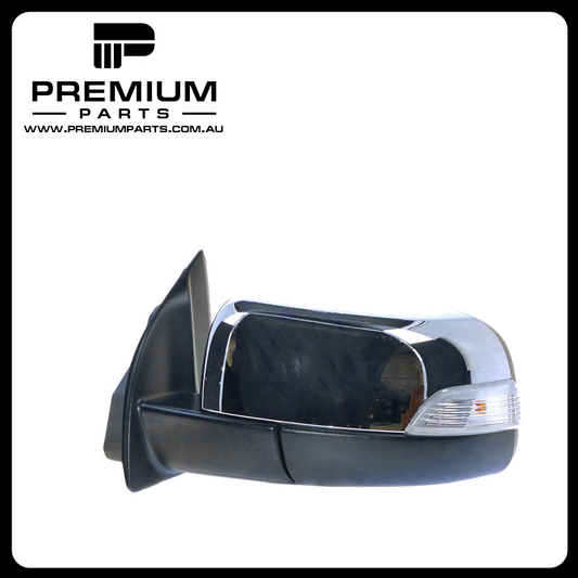Chrome Door Mirror With Indicator Left Side Genuine Suits Ford Ranger PX 9/2011 to 9/2018