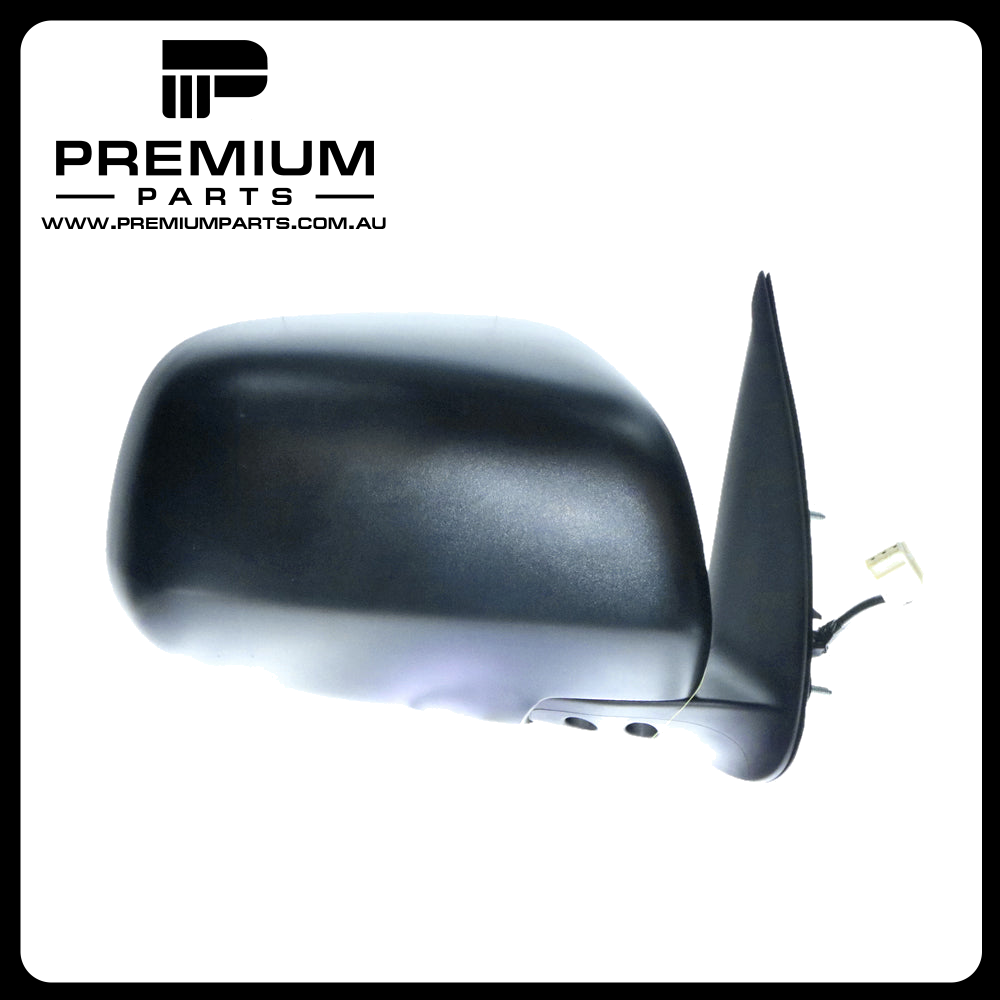 Black Door Mirror Electric Adjust Right Side Genuine suits Toyota Hilux 15/16/25/26 Series SR & SR5 2007 to 2010