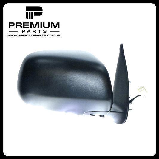 Black Door Mirror Electric Adjust Right Side Genuine suits Toyota Hilux 15/16/25/26 Series SR & SR5 2007 to 2010