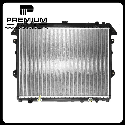 Radiator Aftermarket Suits Toyota Hilux TGN16R 2.7L 4CYL PET 2TR-FE Automatic 2005 to 2015