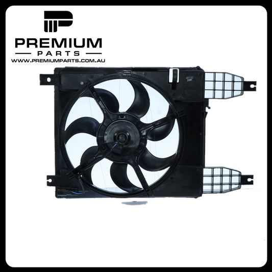 12 v Radiator Fan Assembly Aftermarket Suits Holden Barina TK 2005 to 2012