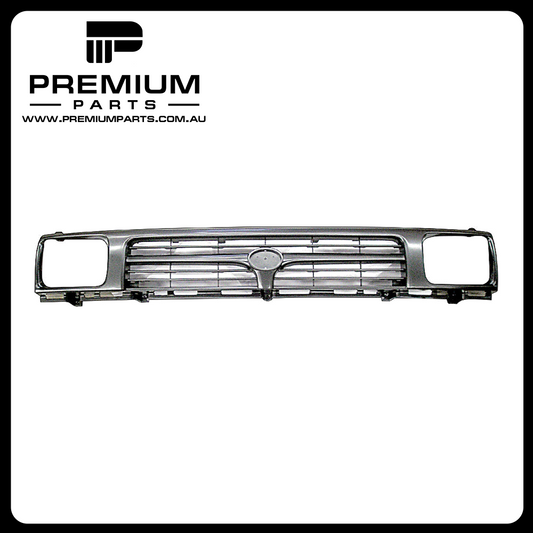 Silver Grille "T-Bar" Aftermarket Suits Toyota Hilux 8/1994 to 8/1997